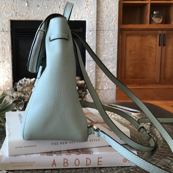 KATE SPADE MEDIUM FLAP PEBBLED LEATHER BACKPACK - Picture 9 of 15